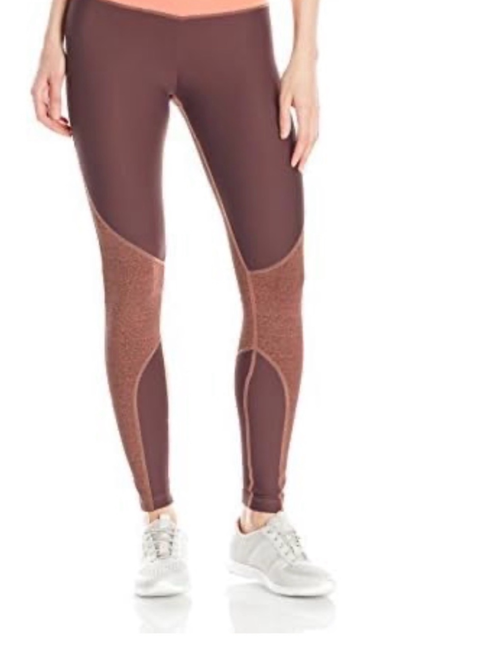 Maaji Two-Tone Brown & Copper Athletic Leggings